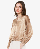 Women's Brown Casual Full Sleeves Top