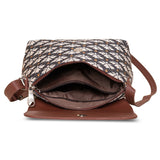 Women's Multicolor Vegan Leather Finish Sling Bag - 5.6L