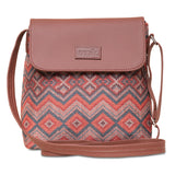 Women's Multicolor Vegan Leather Finish Sling Bag - 5.6L