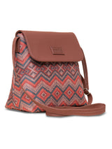 Women's Multicolor Vegan Leather Finish Sling Bag - 5.6L