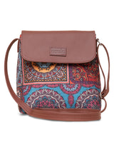 Women's Multicolor Vegan Leather Finish Sling Bag - 5.6L