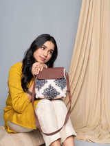 Women's Multicolor Vegan Leather Finish Sling Bag - 5.6L