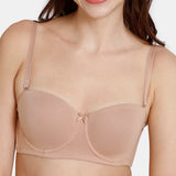 Women's Skin Beautiful Basics Padded Wired Medium Coverage Strapless Bra