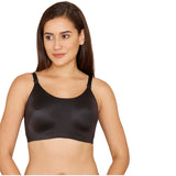 Women's Black Miracle Padded Non Wired Full Coverage Tshirt Bra