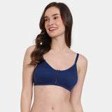 Women's Blue Miracle Padded Non Wired Full Coverage Tshirt Bra