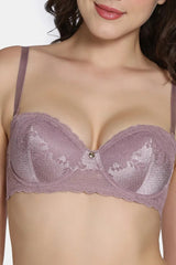 Women's Skin Celeste & Rose Padded Wired 3/4Th Coverage Strapless Bra