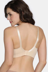 Women's Skin Padded Non Wired Full Coverage Tshirt Bra