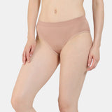 Women's Skin Medium Rise Full Coverage No Visible Panty Line Hipster - Set of 3