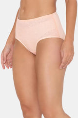 Women's Skin Spacer High Rise Medium Coverage Hipster Panty