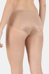 Women's Skin Marshmellow Mid Rise Full Coverage Hipster Panty