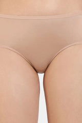 Women's Skin Marshmellow Mid Rise Full Coverage Hipster Panty