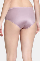 Women's Purple Miracle Low Rise Full Coverage Hipster Panty