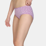 Women's Multicolor Medium Rise Full Coverage Hipster Panty - Set of 3