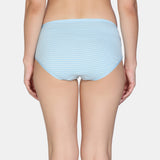 Women's Multicolor Medium Rise Full Coverage Hipster Panty - Set of 3