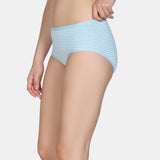Women's Multicolor Medium Rise Full Coverage Hipster Panty - Set of 3