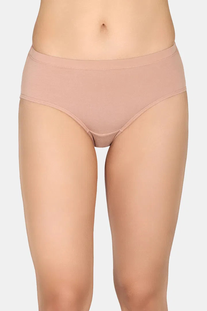 Women's Multicolor Full Coverage Medium Rise Hipster Panty - Pack of 3