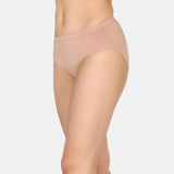 Women's Skin Full Coverage Medium Rise Hipster Panty - Set of 3