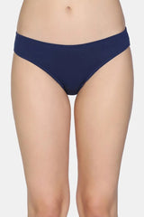 Women's Multicolor Low Rise Full Coverage Bikini Panty - Set of 3