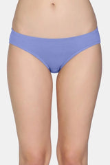 Women's Multicolor Low Rise Full Coverage Bikini Panty - Set of 3