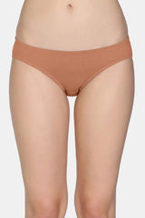 Women's Multicolor Low Rise Full Coverage Bikini Panty - Set of 3