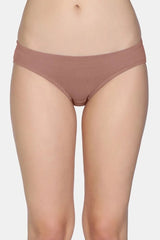 Women's Multicolor Low Rise Full Coverage Bikini Panty - Set of 3