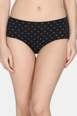 Women's Multicolor Mid Rise Full Coverage Hipster Panty - Pack of 3