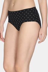 Women's Multicolor Mid Rise Full Coverage Hipster Panty - Pack of 3