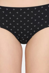 Women's Multicolor Mid Rise Full Coverage Hipster Panty - Pack of 3