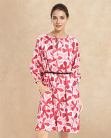 Women's Multicolor Three Quarter Sleeves Dress