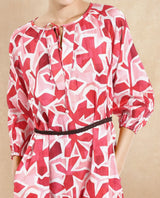 Women's Multicolor Three Quarter Sleeves Dress