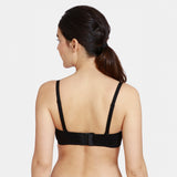 Women's Black Padded Wired 3/4Th Coverage Multiway Bra