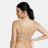 Women's Skin Padded Wired 3/4Th Coverage Multiway Bra
