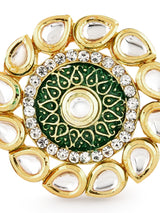 Women's Combo of 3 Wedding Collection Adjustable Finger Rings-ZPFK11480