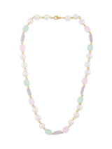 Women's Multicolor Beaded Contemporary Necklace & Chain-ZPFK13764