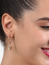 Women's Gold Tone Smart Casual Wear Studs and Drop Earrings - Set of 25