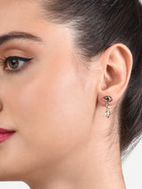 Women's Gold Tone Smart Casual Wear Studs and Drop Earrings - Set of 25