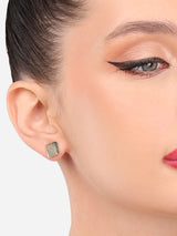 Women's Gold Tone Contemporary Studs and Drop Earrings - Set of 25