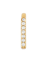 Women's Gold Tone Cubic Zirconia Embellished Contemporary Brass Clip On Nose Pin-ZPFK17173