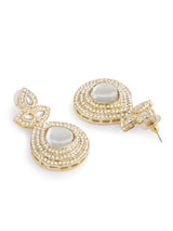 Women's Gold Tone Dazzling Stones Austrian Diamonds Layered Necklace Earring and Ring