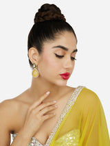 Women's Combo of 2 Multicolor Stones Dazzling Austrian Diamonds Mere Meenakari Drop Earrings-ZPFK18307