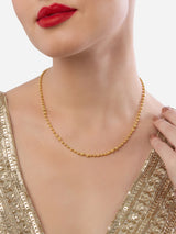 Women's Gold Tone Sleek Fusion Wear Bling Chain-ZPFK19058