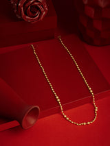 Women's Gold Tone Sleek Fusion Wear Bling Chain-ZPFK19058