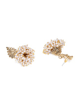 Women's Antique Gold Tone Traditional Jhumki Earring