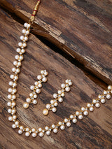 Women's Contemporary Look Pearls Choker Jewellery Set