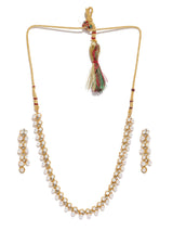 Women's Contemporary Look Pearls Choker Jewellery Set