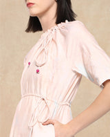 Women's Multicolor Party Half Sleeves Dress