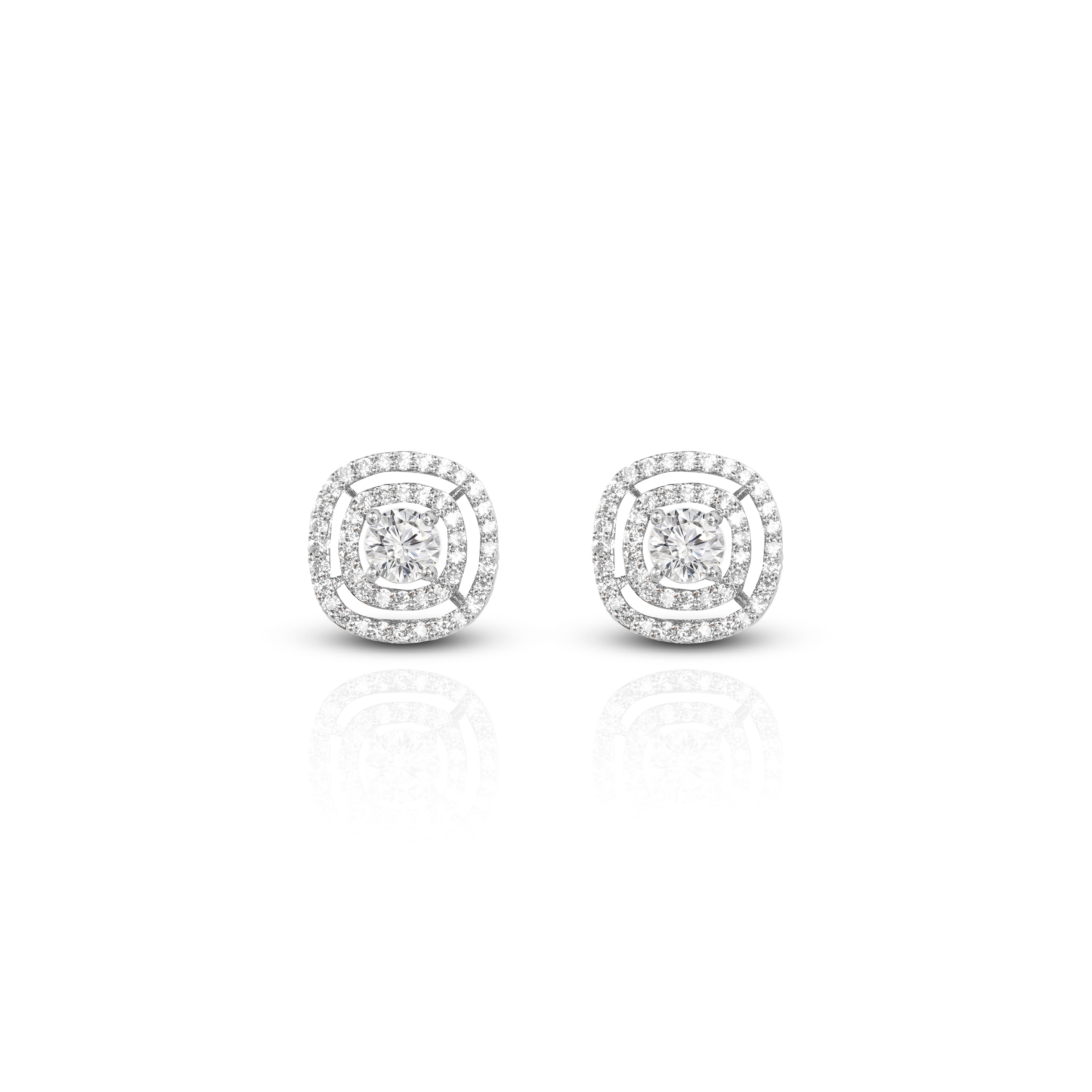 Women's Zirconia Ora Stud Earrings