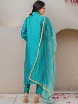 Women's Pink Kurta Set with Duppatta