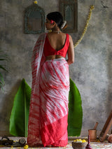 Women's Multicolor Mul Cotton Modal Saree