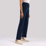 Women's Green Solid Sports High Rise Pant